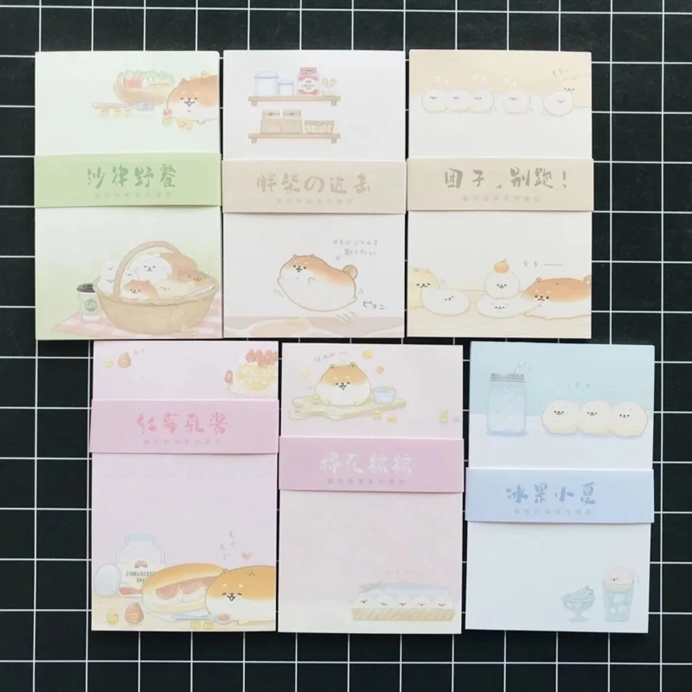 Shiba inu memo pad note pad cute cartoon fun note stationery